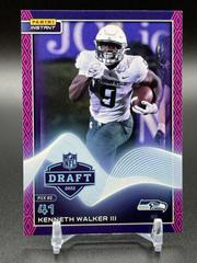 Kenneth Walker III [Purple & Pink] #19 Football Cards 2022 Panini Instant Draft Night Prices