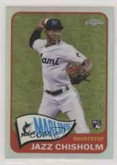 Jazz Chisholm [Black] Baseball Cards 2021 Topps Chrome 1965 Redux Prices