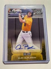 Alec Burleson [Retail Gold] #BA-AB1 Baseball Cards 2020 Leaf Draft Autographs Prices