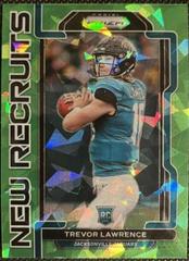 Trevor Lawrence [Green Ice Prizm] #NR-1 Football Cards 2021 Panini Prizm New Recruits Prices