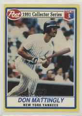 Don Mattingly #29 Baseball Cards 1991 Post Cereal Prices