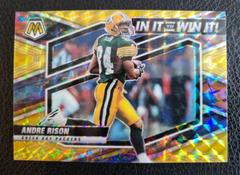 Andre Rison [Gold] Football Cards 2022 Panini Mosaic In It to Win It Prices