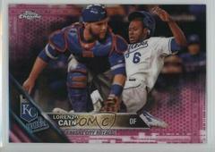 Lorenzo Cain [Pink Refractor] Baseball Cards 2016 Topps Chrome Prices