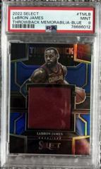 LeBron James [Blue] #TM-LB Basketball Cards 2022 Panini Select Throwback Memorabilia Prices