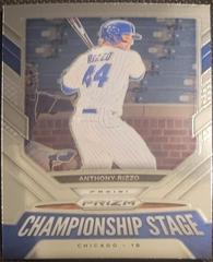 Anthony Rizzo Baseball Cards 2021 Panini Prizm Championship Stage Prices