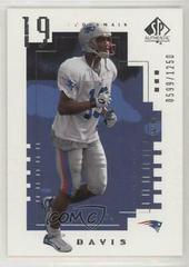 Shockmain Davis #168 Football Cards 2000 SP Authentic Prices