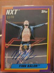 Finn Balor [Purple] Wrestling Cards 2021 Topps Heritage WWE Autographs Prices