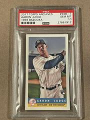 Aaron Judge Baseball Cards 2017 Topps Archives 1959 Bazooka Prices