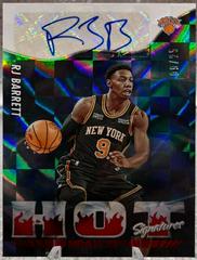 RJ Barrett [Red] #HS-RB Basketball Cards 2022 Panini Hoops Hot Signatures Prices