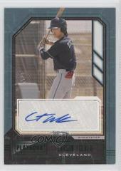 Carson Tucker [Green] #PA-CT Baseball Cards 2021 Panini Chronicles Playbook Autographs Prices