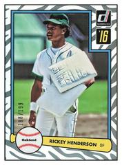 Rickey Henderson [Holoflow] Baseball Cards 2016 Panini Donruss 1982 Prices