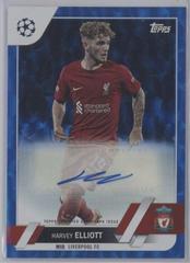Harvey Elliott [Blue Icy] #A-HE Soccer Cards 2022 Topps UEFA Club Competitions Autographs Prices