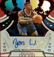 Zion Williamson #CR-ZWL Basketball Cards 2019 Panini Crown Royale Rookie Autographs Prices