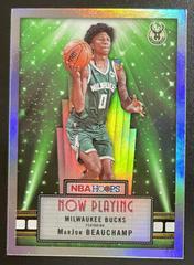 MarJon Beauchamp [Holo] #21 Basketball Cards 2022 Panini Hoops Now Playing Prices