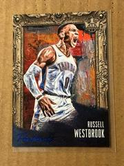 Russell Westbrook [Sapphire] #8 Basketball Cards 2018 Panini Court Kings Portraits Prices