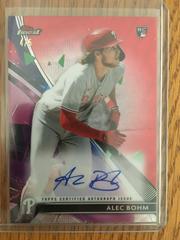 Alec Bohm [Red Wave Refractor] Baseball Cards 2021 Topps Finest Autographs Prices