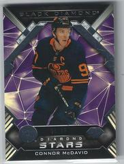 Connor McDavid [Purple] #BDS-CM Hockey Cards 2022 Upper Deck Black Diamond Stars Prices