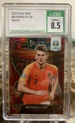 Matthijs de Ligt [Maroon Prizm] Soccer Cards 2020 Panini Select UEFA Euro Prices