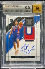 Cade Cunningham [Elegance Patch Autograph] Basketball Cards 2021 Panini Impeccable Prices