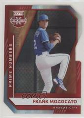 Frank Mozzicato [Prime Numbers B Die Cut] #101 Baseball Cards 2021 Panini Elite Extra Edition Prices