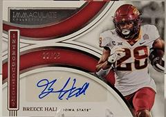 Breece Hall #II-BHA Football Cards 2022 Panini Immaculate Collegiate Introductions Autographs Prices