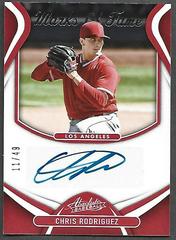 Chris Rodriguez [Retail] #MOF-RO Baseball Cards 2022 Panini Absolute Marks of Fame Autographs Prices