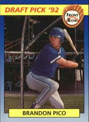 Brandon Pico #14 Baseball Cards 1992 Front Row Draft Picks Prices