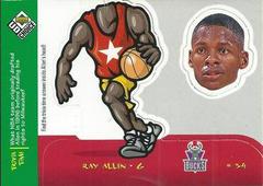 Ray Allen #15 Basketball Cards 1998 UD Choice Mini Bobbing Head Prices