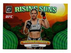 Miranda Maverick [Green] #4 Ufc Cards 2023 Panini Donruss Optic UFC Rising Suns Prices