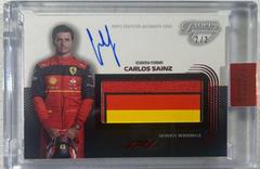 Carlos Sainz #DAF-CS Racing Cards 2022 Topps Dynasty Formula 1 Autograph Flag Patch Prices