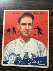 Bill Swift #57 Baseball Cards 1934 Goudey Prices