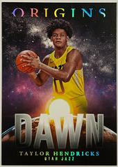 Taylor Hendricks #5 Basketball Cards 2023 Panini Origins Dawn Prices