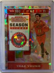 Trae Young [Cracked Ice] #1 Basketball Cards 2019 Panini Contenders Prices