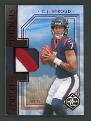 C.J. Stroud [Ruby Spotlight] #2 Football Cards 2023 Panini Limited Limitless Material Prices
