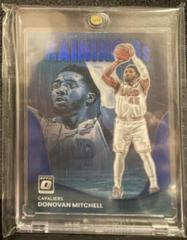 Donovan Mitchell [Blue] #4 Basketball Cards 2022 Panini Donruss Optic Raining 3s Prices
