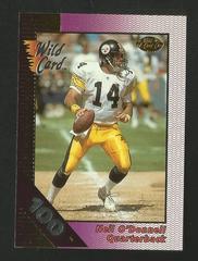 Neil O'Donnell [100 Stripe Gold] Football Cards 1992 Wild Card Field Force Prices