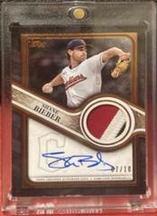 Shane Bieber #TRAP-SB Baseball Cards 2023 Topps Series 1 Reverence Autograph Patch Prices
