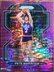 Pete Maravich [Purple Pulsar Prizm] Basketball Cards 2021 Panini Prizm Prices
