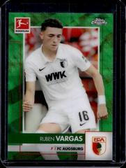 Ruben Vargas [Green Wave Refractor] Soccer Cards 2020 Topps Chrome Bundesliga Prices