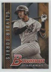 Gleyber Torres Baseball Cards 2017 Bowman Draft Defining Moments Prices
