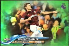 Aaron Cresswell [Green Refractor] #47 Soccer Cards 2018 Topps Chrome Premier League Prices