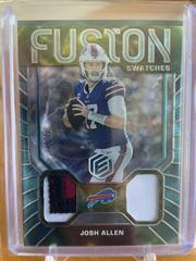Josh Allen [Blue] Football Cards 2022 Panini Elements Fusion Swatches Prices