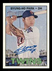 Byung Ho Park Baseball Cards 2016 Topps Heritage Real One Autographs Prices