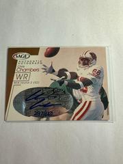 Chris Chambers [Bronze] Football Cards 2001 Sage Autographs Prices