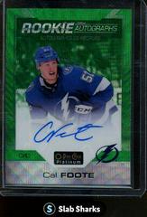 Cal Foote [Emerald Surge] #R-CF Hockey Cards 2020 O Pee Chee Platinum Rookie Autographs Prices