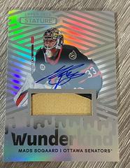 Mads Sogaard [Autograph Patch] #W-21 Hockey Cards 2022 Upper Deck Stature Wunderkind Prices