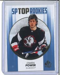 Owen Power [Blue] #TR-39 Hockey Cards 2022 SP Authentic Top Rookies Prices