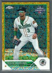 Yeison Morrobel [Gold Mini Diamond] Baseball Cards 2023 Topps Pro Debut Chrome Prices
