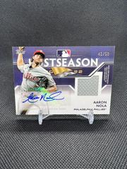 Aaron Nola Baseball Cards 2023 Topps Postseason Performance Autographs Prices