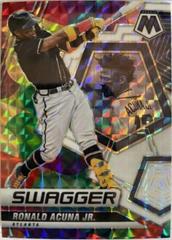Ronald Acuna Jr. [White] Baseball Cards 2022 Panini Mosaic Swagger Prices